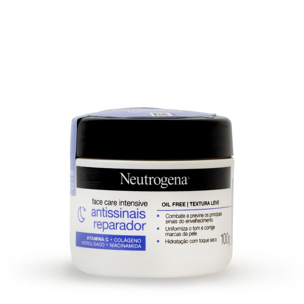 Hidratante Facial Neutrogena Face Care Intensive Antissinais Reparador 100g - Beauty