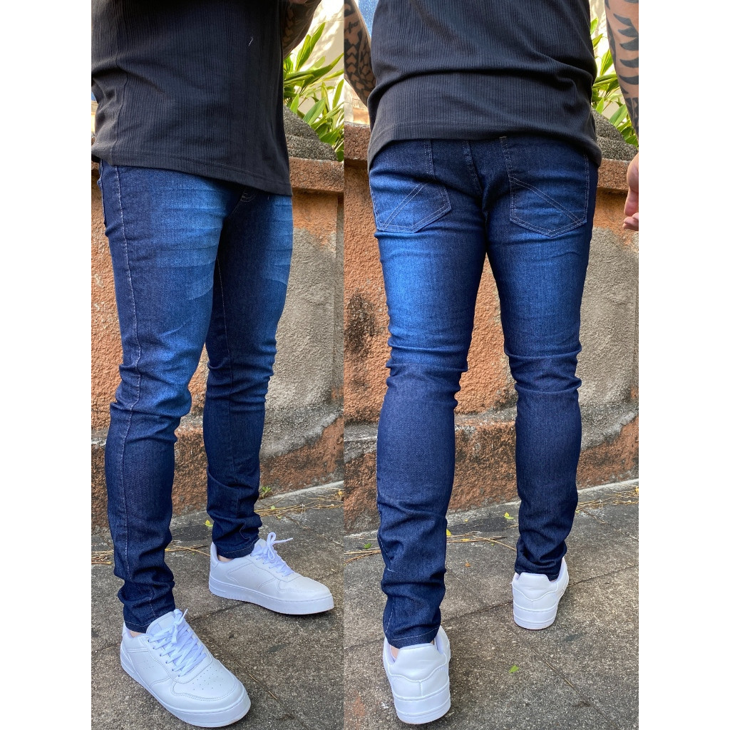 Calça Skinny Masculina Paletados Frontais Super Estilo Direto da Fabrica — imagem 2 de 2