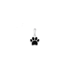 Pingente de Prata 925 Patinha de Cachorro 9mm