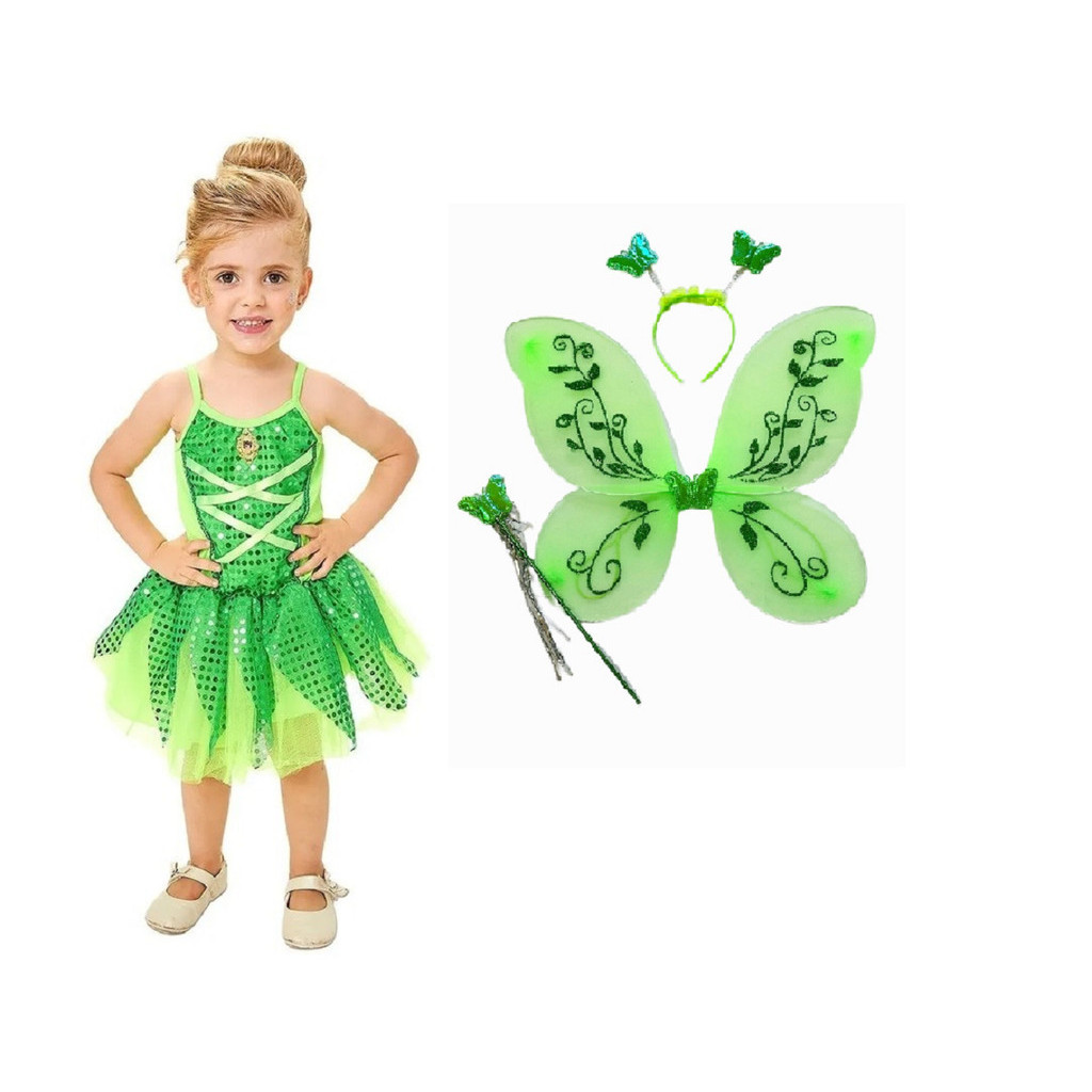 Fantasia Infantil Sininho - Comprar com Melhor Preço em Acessórios Infantis