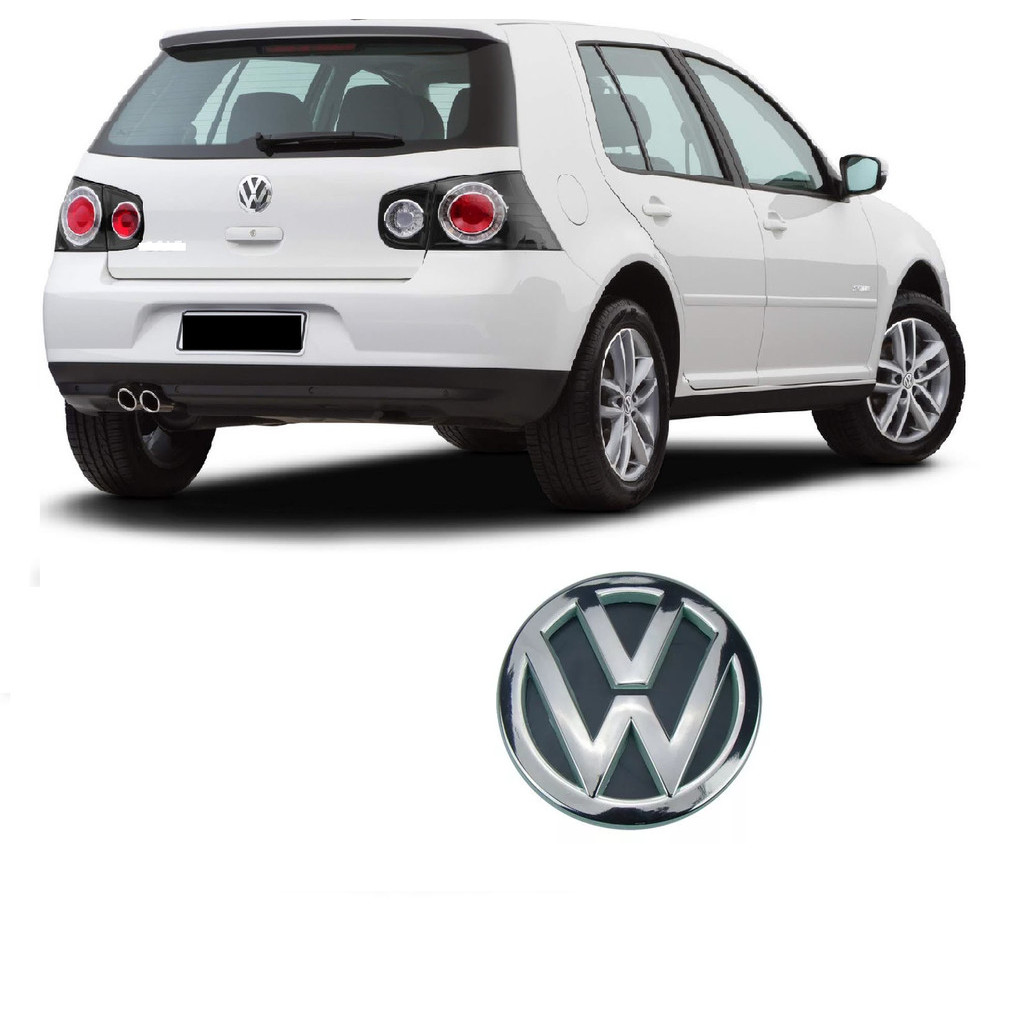 Emblema Cromado Tampa Traseira Porta Malas Gol G6 G7 Voyage G6 Golf Up em Oferta na Shopee