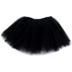 Saia De Tule Infantil Preto