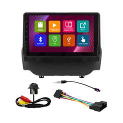 Kit Multimídia 9 Pol Ecosport 2013 2014 2015 2016 2017 Android 2Gb Ram 32Gb Flash Quad-Core 2 Din Preto Wifi Gps