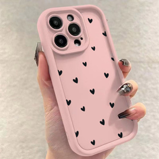 Capa De Telefone Para iPhone 16 17 15 13 14 12 11 Pro Max 16e XR X XS 7 8 Plus Bonito Amor Coração Impressão À Prova De em Oferta na Shopee