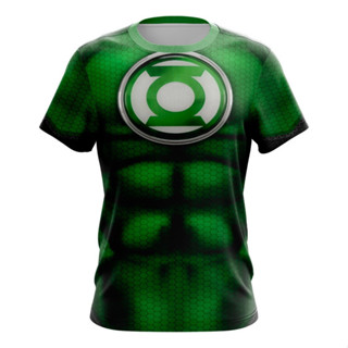 Camisa Lanterna Verde Liga Da Justiça - Manga Curta em Oferta na Shopee