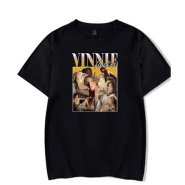 Camiseta Unissex Oversized Plus Size Feminina Masculina Estilosa Vinnie Hacker 90s
