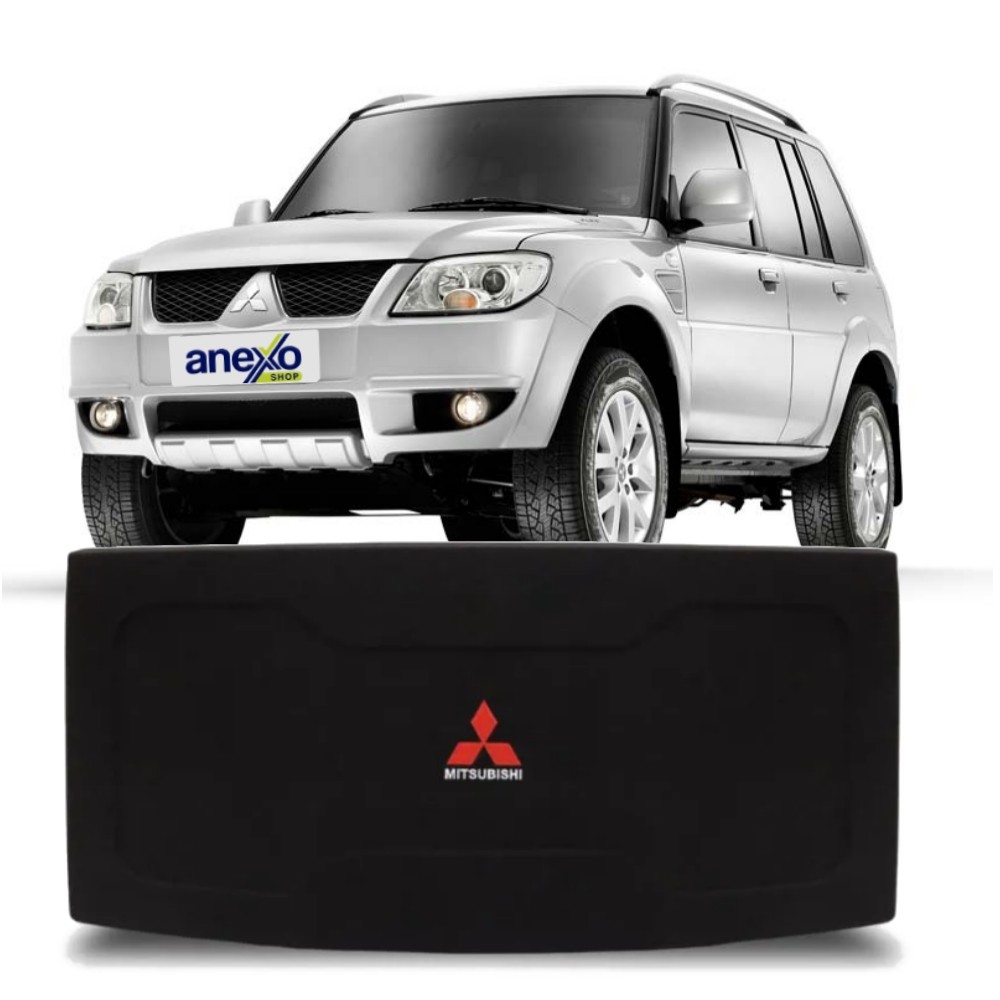 Tampão Mitsubishi Pajero TR4 2007 a 2015 R-Acoustic 2136 Bagagito Traseiro MDF Carpete Preto