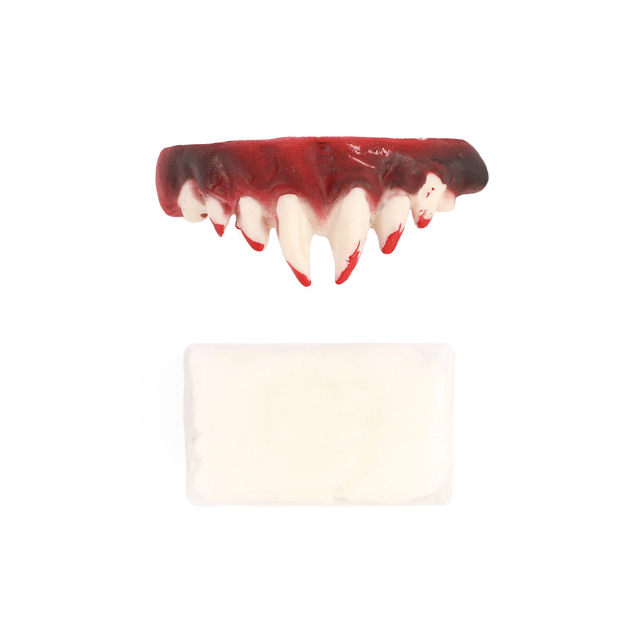 Kit Maquiagem para Halloween - Dentes do Terror  - 1 unidade - Cromus - Rizzo - Home & Living