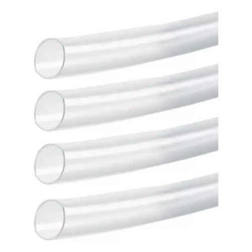 4 Espaguete Tubo Termo Retrátil Cola Transparente 12mm 122cm