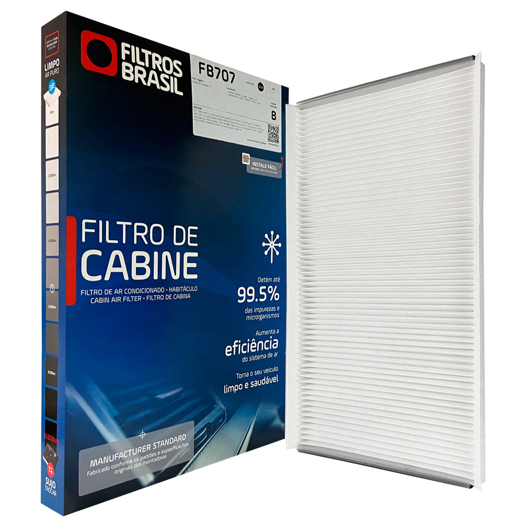 Filtro Cabine para Celta sem ar condicionado Flex 2007-2016