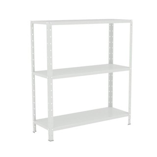 Estante Aço 3 Prateleiras Eaf007 Branco em Oferta na Shopee