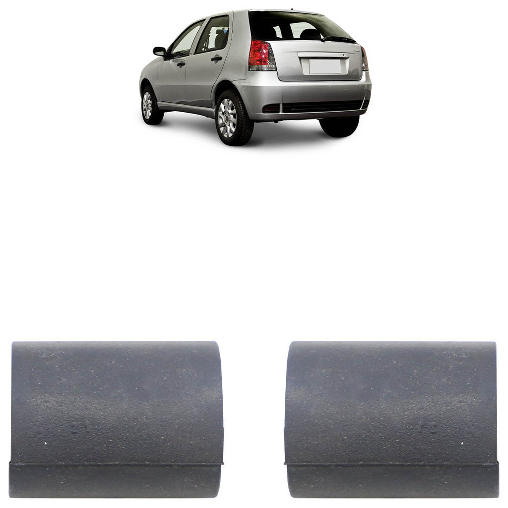 Par Batente Tampão Porta-Malas Palio II 2004 2005 2006 2007 2008 2009 2010 2011 2012 2013 2014 2015 2016 2017 - Spare Parts and Accessories for Vehicles