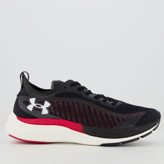 Tênis Under Armour Pacer Preto e Vermelho em Oferta na Shopee