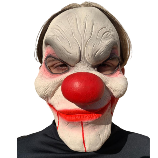 Máscara Palhaço Assassino Halloween Carnaval Fantasia Teatro Terror Assustador Dia das Bruxas Zumbi Cosplay Horror