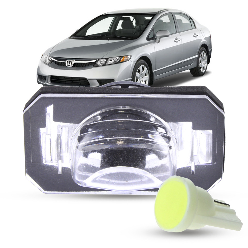 Lanterna Luz de Placa + LED Honda Civic New Civic 2001 2002 2003 2004 2005 2006 2007 2008 2009 2010 2011 2012