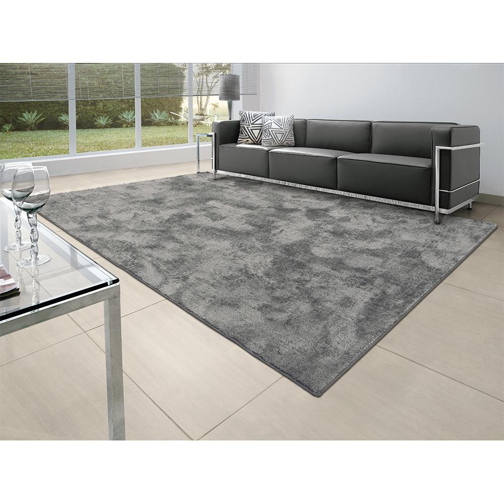 Tapete Para Sala Foffo Chumbo 2,00x3,00 São Carlos em Oferta na Shopee