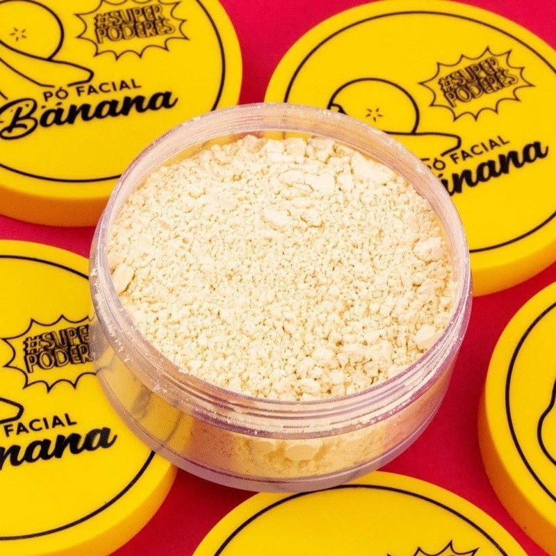 Pó Facial Banana Super Poderes + Esponja