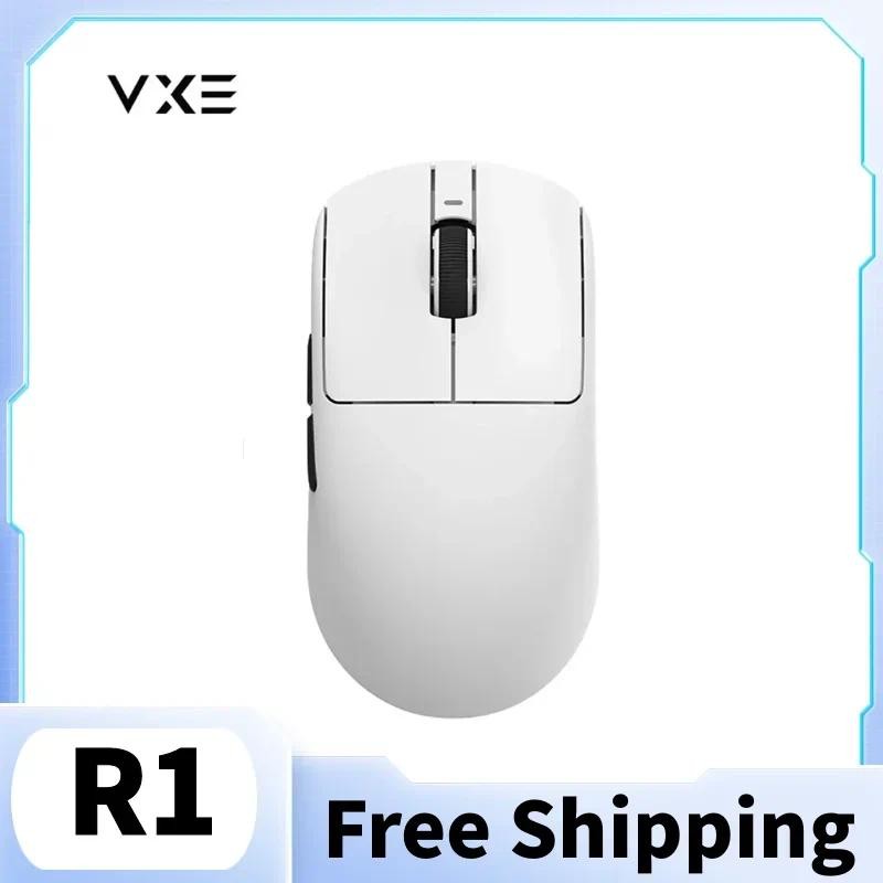 VGN VXE Libélula R1 Mouse Azul Sem Fio PAW3395 Sensor 26000DPI 2KHz FPS Tri-Mode Gaming Baixa Latência PC Gamer Office