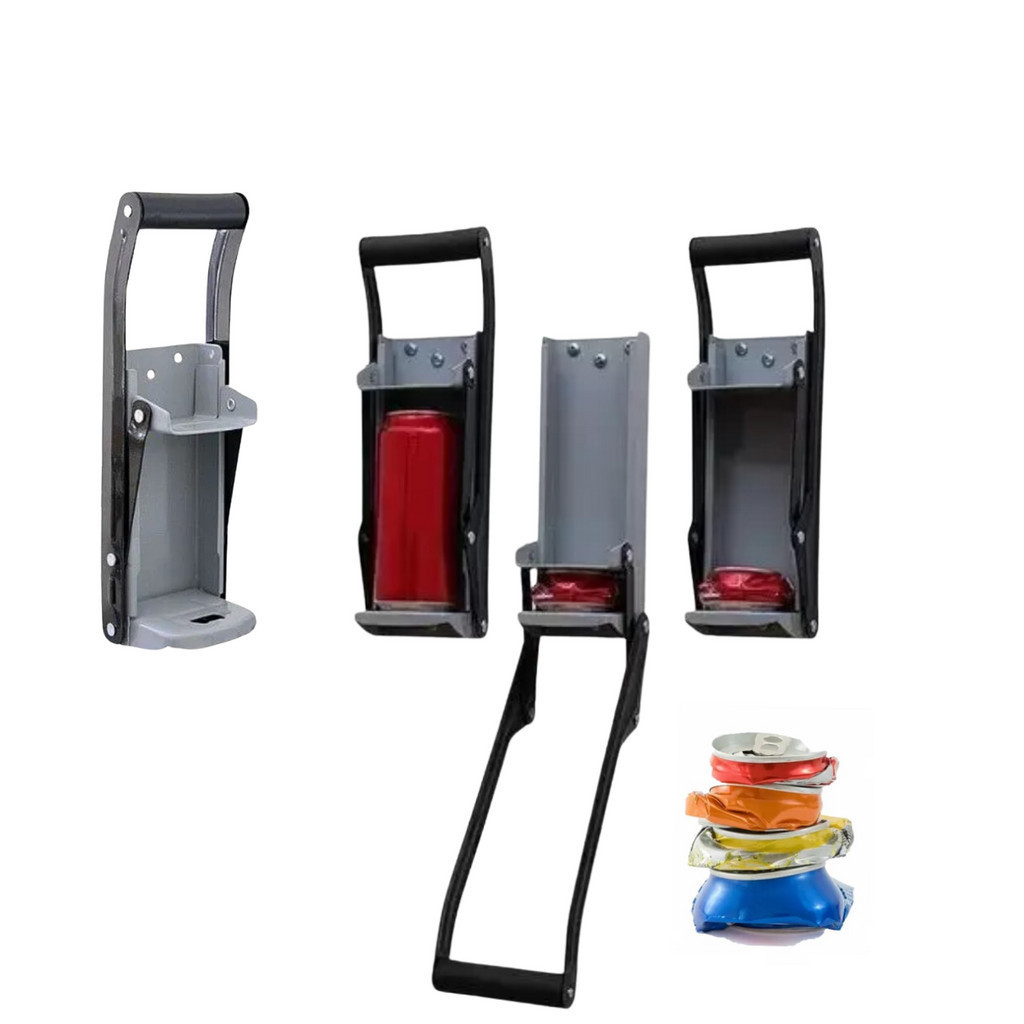 AMASSADOR PRENSADOR MANUAL DE LATAS ATÉ 473ML COM ABRIDOR