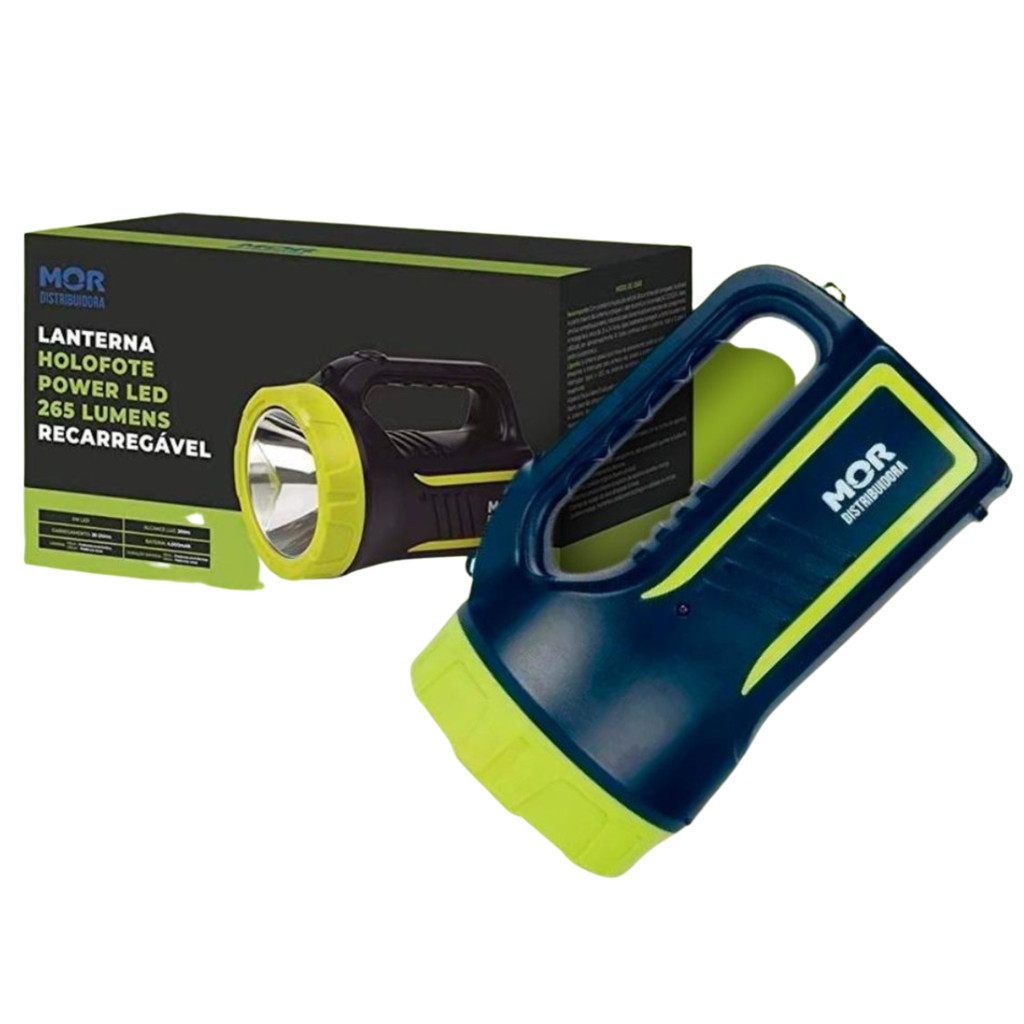 Lanterna Holofote Led 265 Recarregável Camping Pesca Potente em Oferta na Shopee