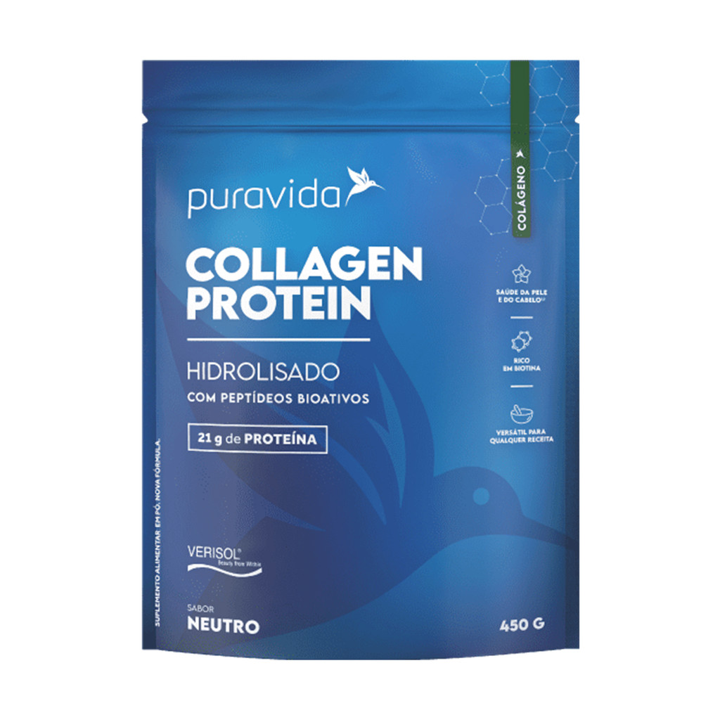 Collagen Protein Neutro 450g - Puravida