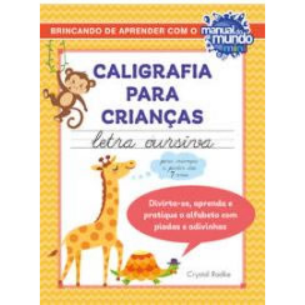 CALIGRAFIA PARA CRIANÇAS LETRA CURSIVA em Oferta na Shopee