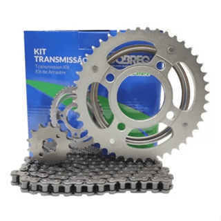 Kit Relação Transmissão Titan 125/ Fan 125 2000/2008 Cobreq em Oferta na Shopee