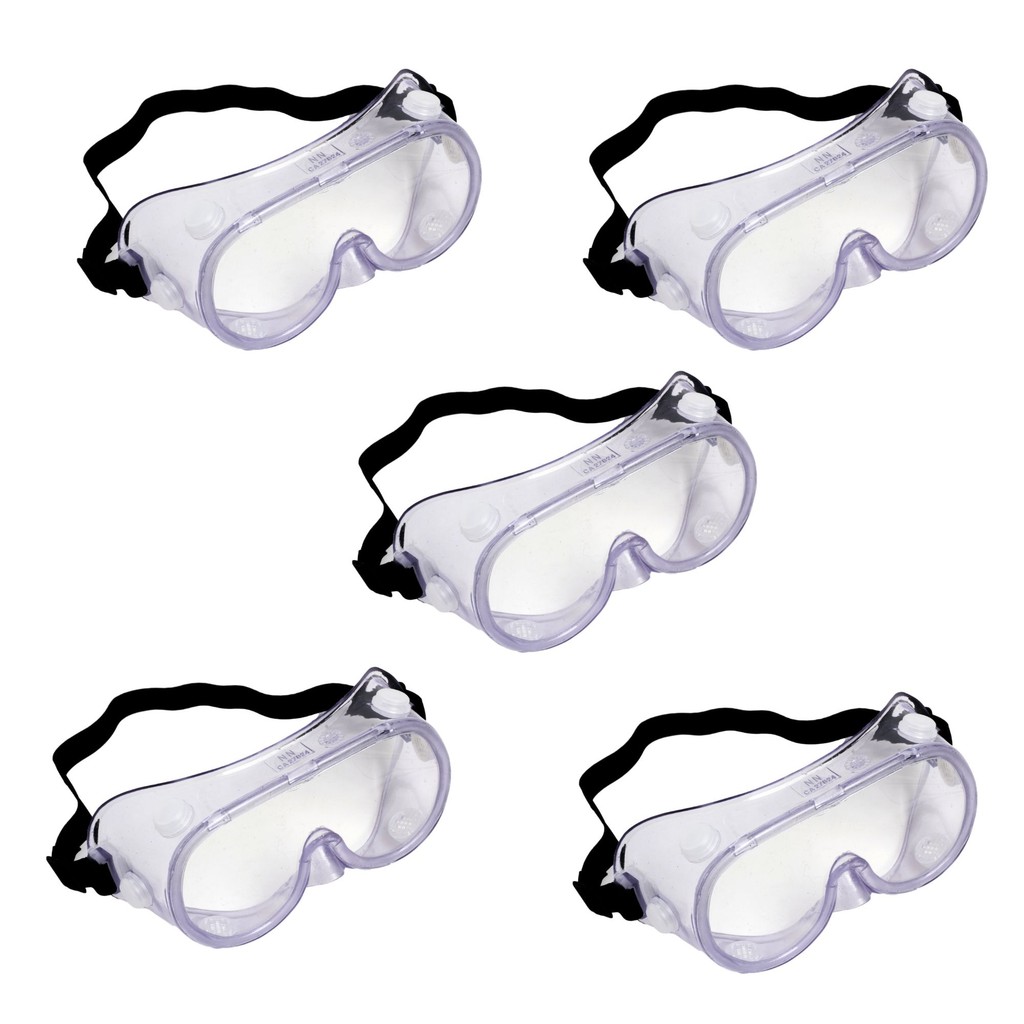 Kit 5 Unid Óculos Proteção Sobrepor Ao Óculos De Grau silominas