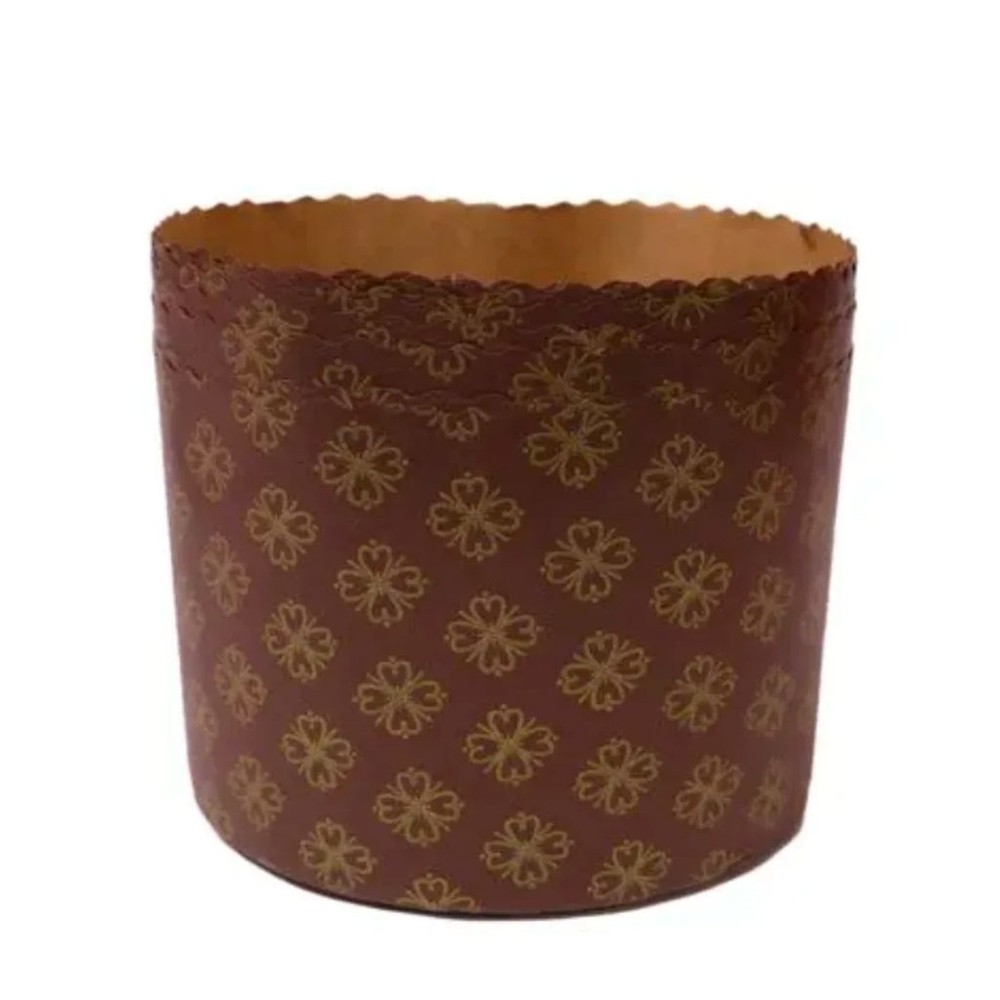 Forma para Panetone Marrom 250g c/10 - Ultrafest