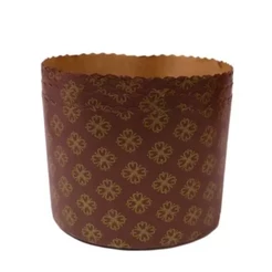 Forma para Panetone Marrom 250g c/10 - Ultrafest