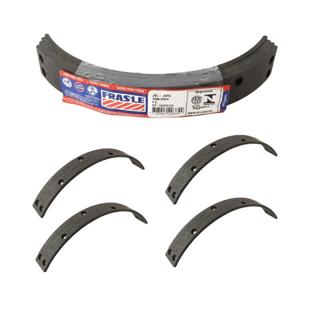 Lona Freio Traseira Para Karman Ghia Fusca Roda 5 Furos em Oferta na Shopee