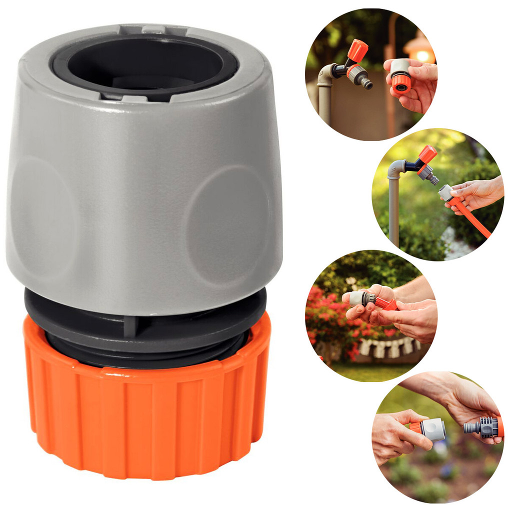 Engate Rápido Tramontina em Plástico Para Mangueira 1/2" Para Jardim Jardinagem Irrigação