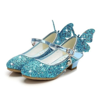 Sapatos de Cristal da Princesa Cinderela Anna Elsa para Meninas Bebês Sandálias de Fantasia Cosplay para Meninas USCS em Oferta na Shopee