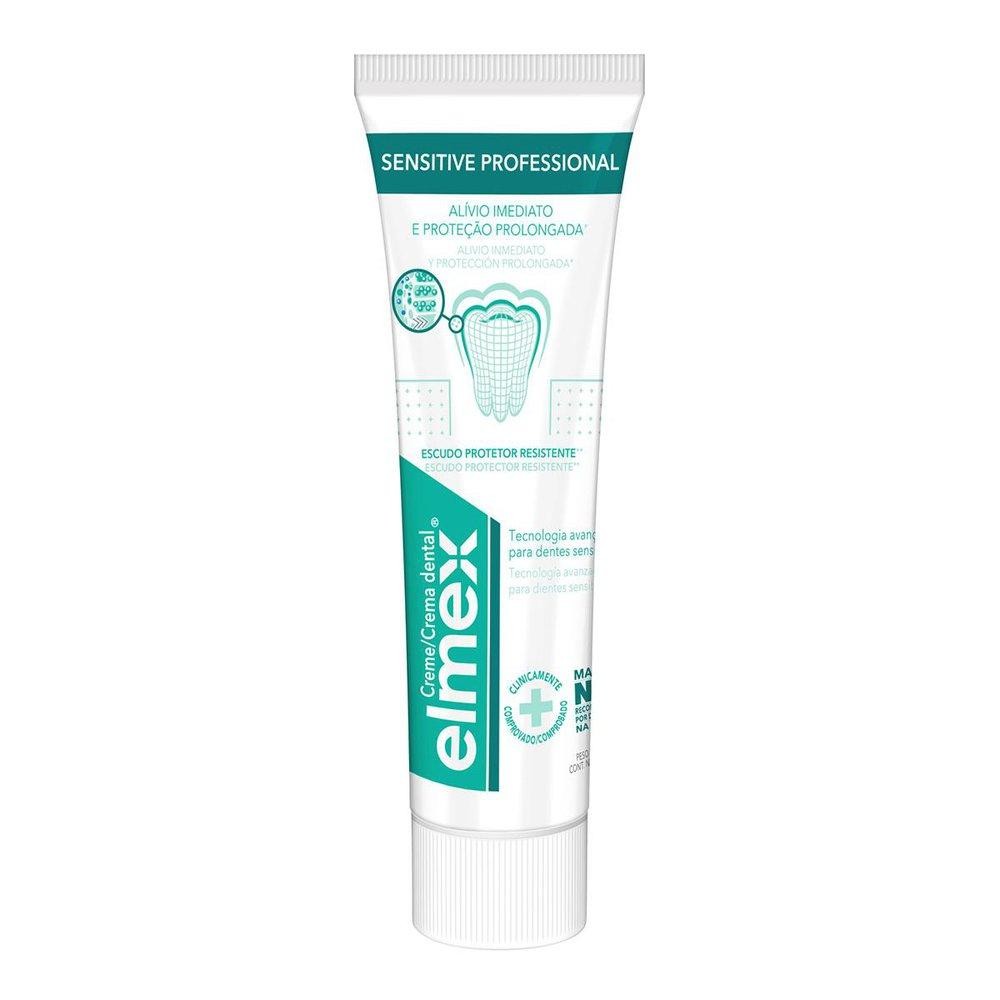 Creme Dental Elmex Sensitive Professional 75G em Oferta na Shopee