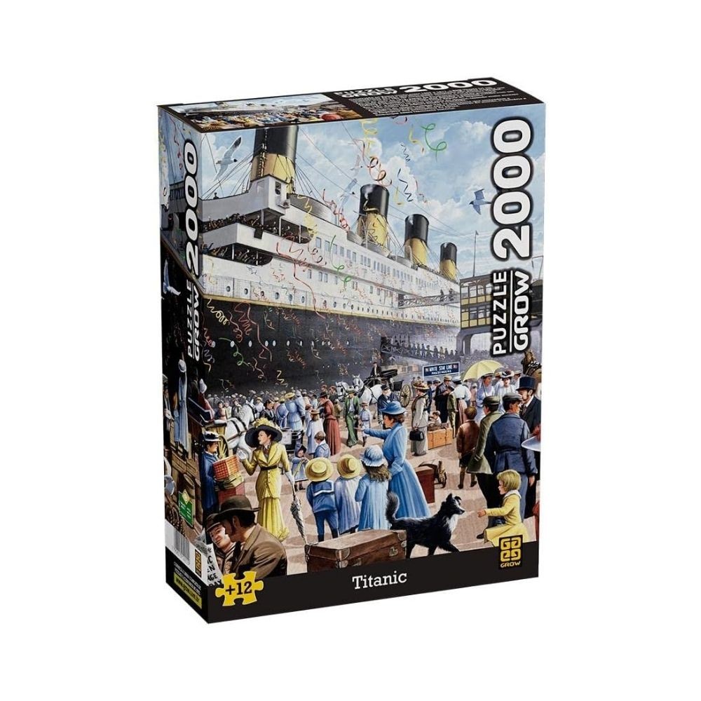 Quebra-cabeça Puzzle Titanic 2000 Peças, Grow