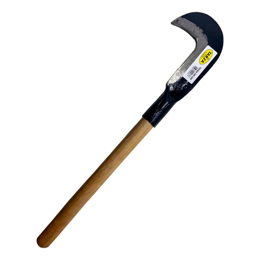 Foice Roçadeira Poda Colheita Forjada Paraboni C/ Cabo 100cm — imagem 2 de 2