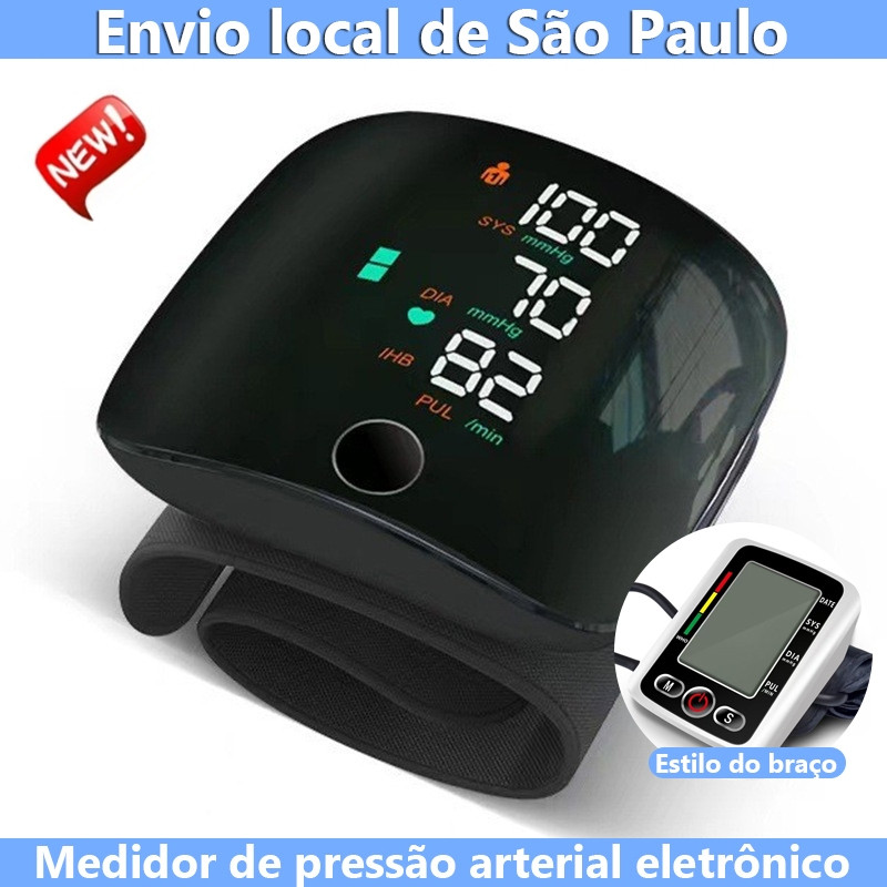 2025 Novo Medidor Digital De Pressão Arterial Braço Esfigmomanômetro Manômetro Profissional Tensiômetro Portátil UY3V