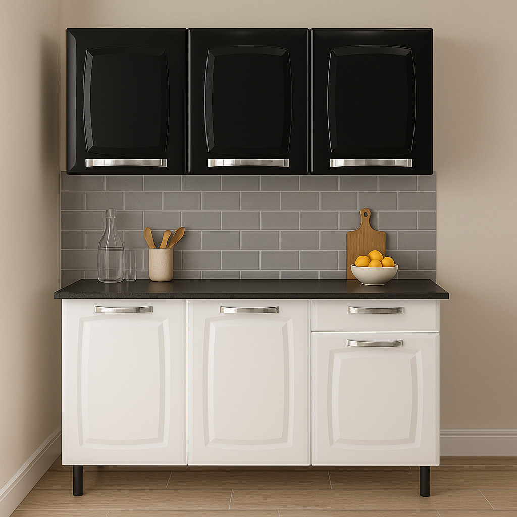 Kit Itatiaia Cozinha & Multiuso Aço Balcão 3 Portas e 1 Gaveta Com Armário Aéreo 3 Portas em Oferta na Shopee