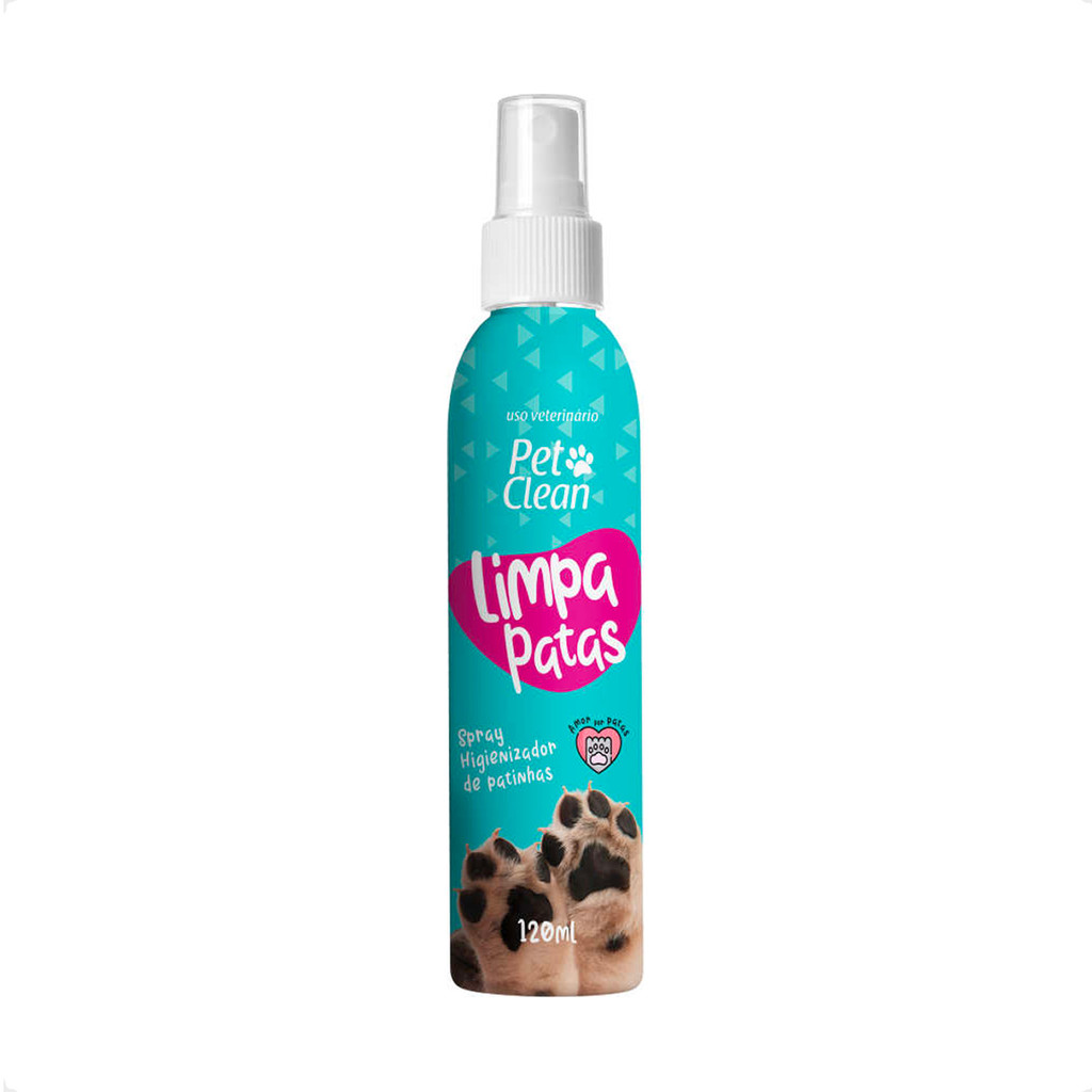 Limpa Patas 120mL Pet Clean Cães e Gatos em Oferta na Shopee