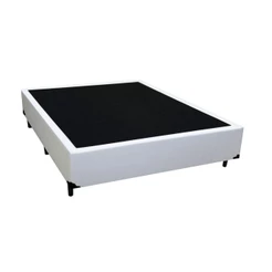 Base Box Casal Corino Extremo Reforçado Homequeen Branco 40x138x188