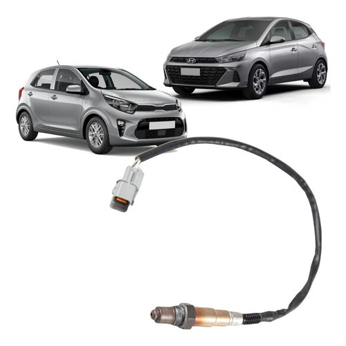1 Sonda Lambda Pós Catalisador HB20 1.0 Picanto 1.0 / Sensor de Oxigenio