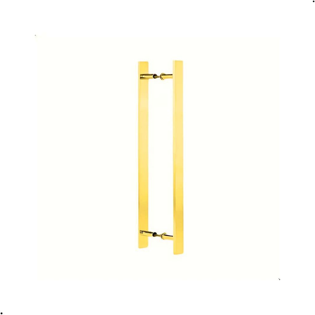 Puxador Para Portas Madeira / Vidro 50 Cm Alumínio Dourado em Oferta na Shopee