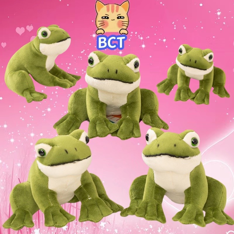 BCTe Imitação Sapo Brinquedo De Pelúcia Fofo Boneca Soft Brinquedos Decoração De Mesa Presentes Para Namorada Infantis D em Oferta na Shopee