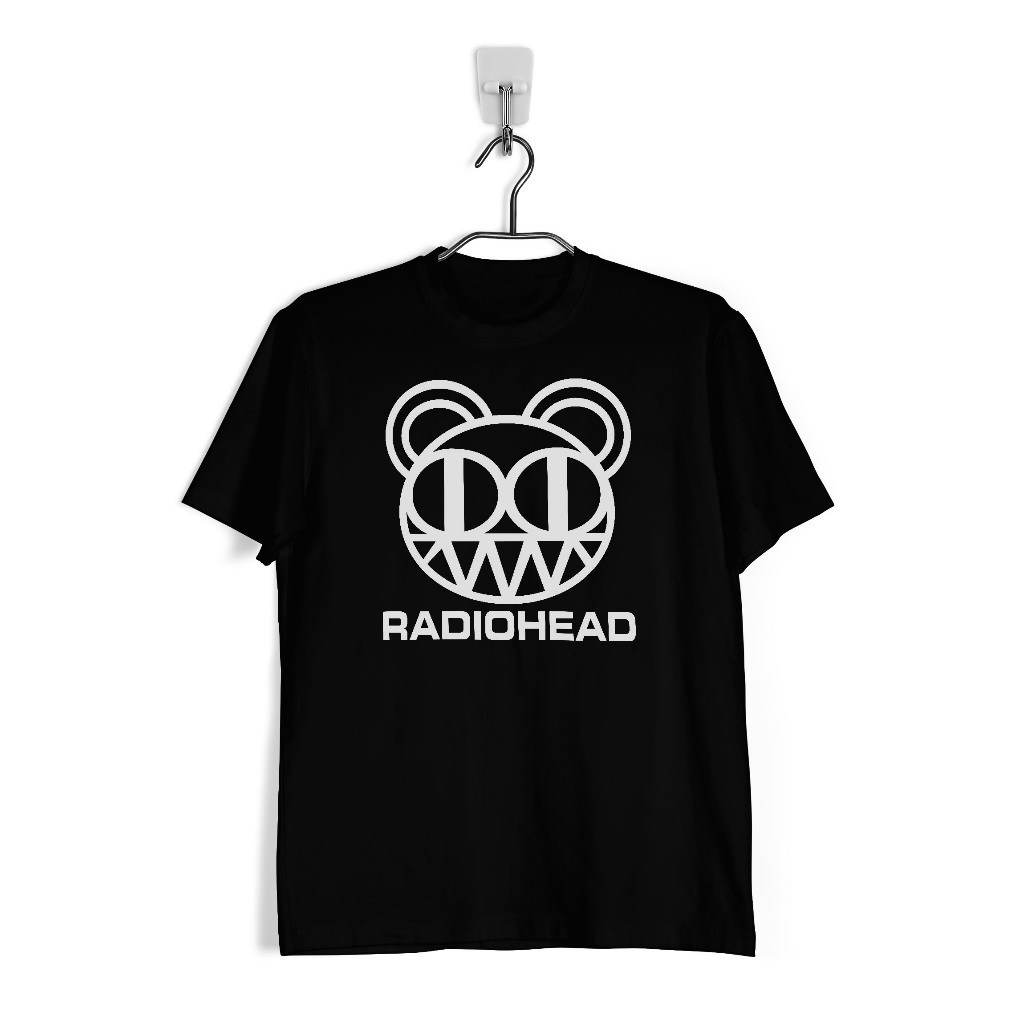 Camiseta T-shirt Algodão 30.1 camiseta Masculina Radiohead Camisa Unissex Banda Britânica Rock Alternativo Algodão Elect