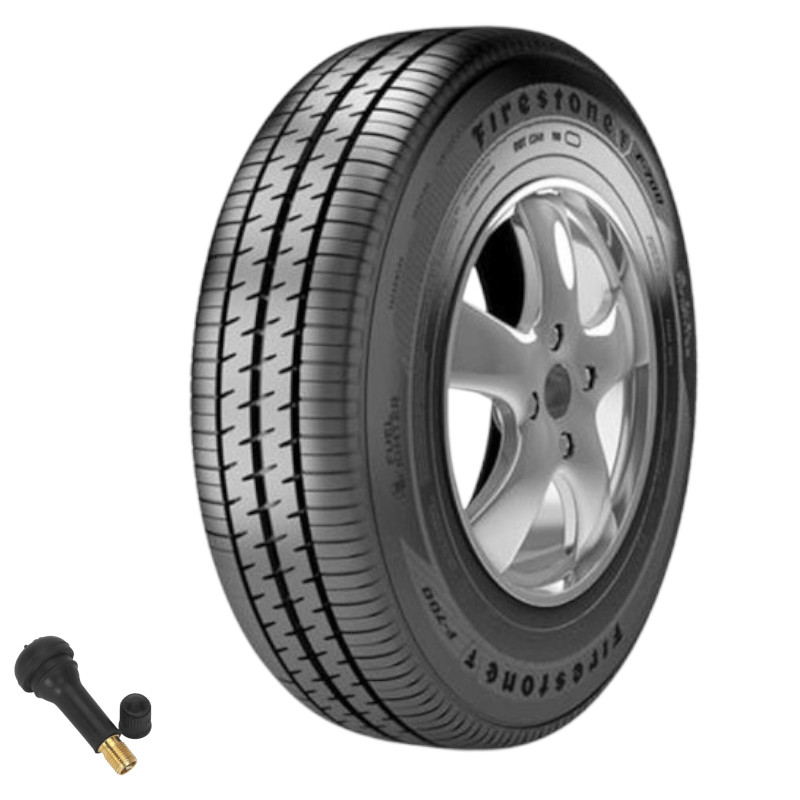 Pneu Onix Focus Corolla Prisma 185/70R14 88t F700 Firestone + Bico Valvula Tr414