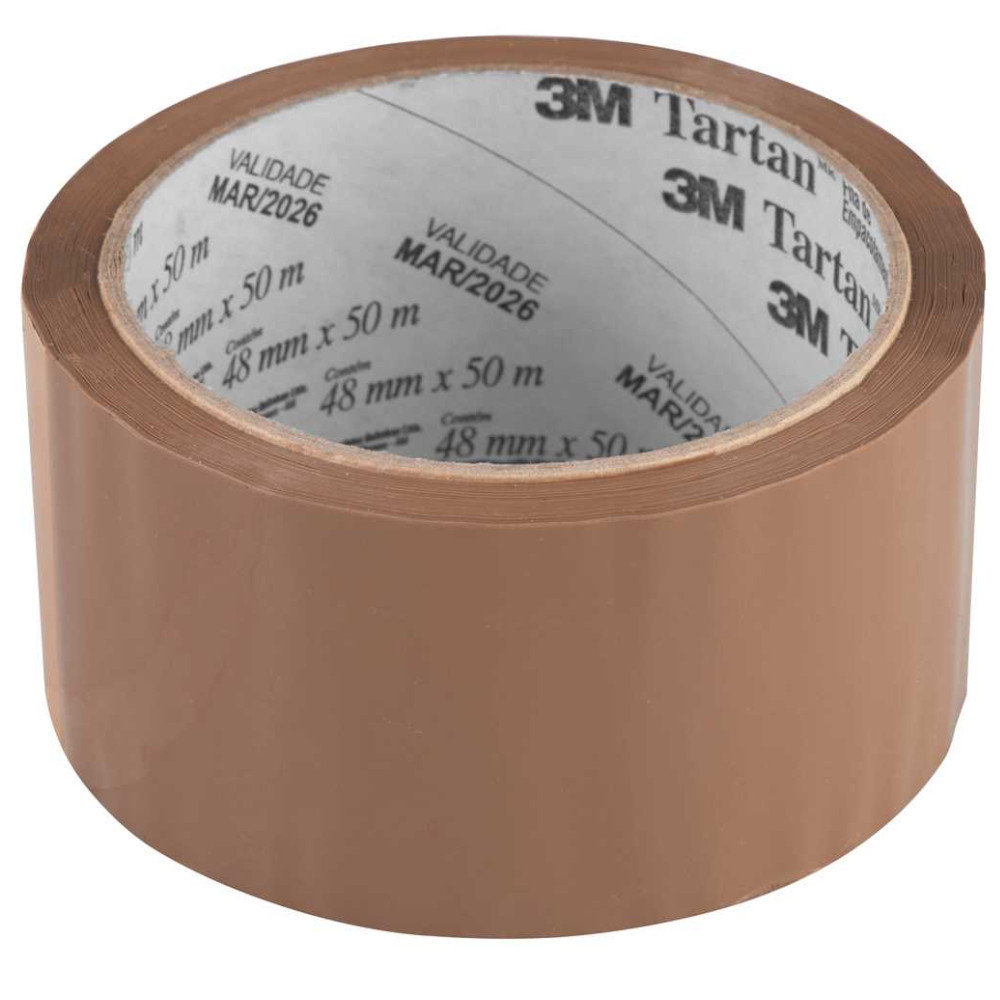 Fita adesiva 48 mm x 50 metros marrom - HB004723407 3M em Oferta na Shopee