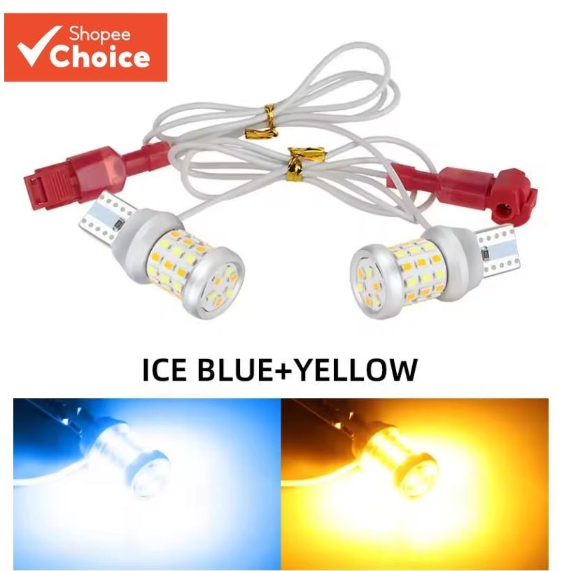 12V Firefly Style LED De Contato Duplo T15 Luz De Sinalização De Modo/Lâmpada De Estacionamento # 4623
