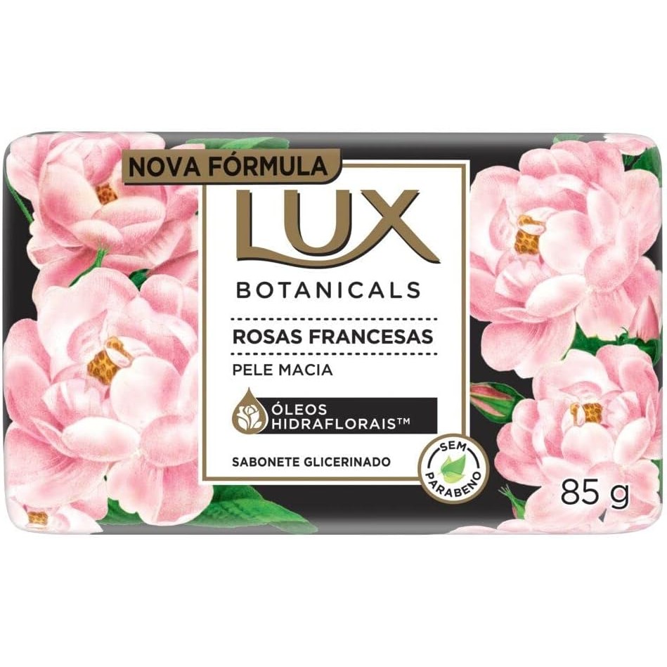 Kit 6un Sabonetes Em Barra Lux Rosas Francesas 85g em Oferta na Shopee