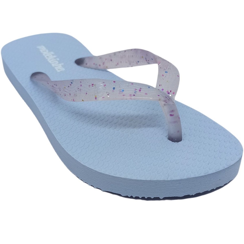 Chinelo Molekinha Infantil com Tiras Transparentes e Brilho em Oferta na Shopee