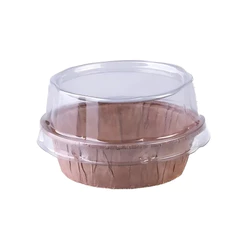 Forma Pie Redonda com Tampa - 5x1,9x5cm - 10 unidades - Ecopack - Rizzo